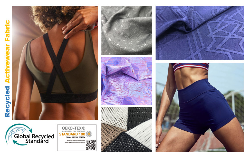 الصين أفضل Activewear مصنوعة من البلاستيك المعاد تدويره في المبيعات